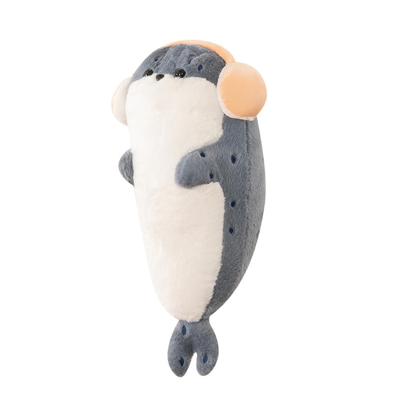 

Latest Seal Plush Toy Soft Pillow Lifelike Stuffed Marine Life Sea Otter Soft Doll Simulation Seal Cushion Birthday Gift Idea 70cm