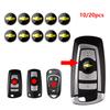 BQIXN1 10/20pcs 14mm Car Key Remote Fob Decal Key Shell Sticker For Chevrolet Cruze Captiva Lacetti Aveo Malibu XL Trax Camaro Colorado
