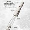 470ML Glass Oil Dispenser Light Proof Glass Visible Window Kitchen Oil Condiment Bottle Automatic Open Close with Scale