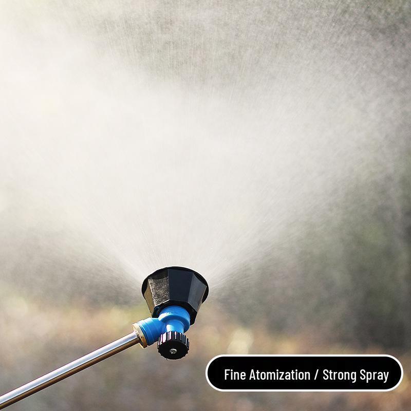 Black Cyclone Adjustable High-Pressure Windproof Pesticide Sprayer Nozzle