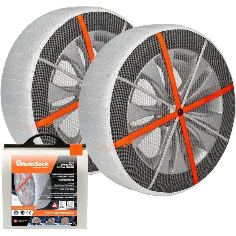 for Passenger Vehicles HP645, Snow Socks for Tires, Pack of 2