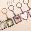 Mini Frame Alloy Photo Frames Keyring Keychain Decoration Photo Props Photo Display Holder Party Desk Decor Gifts Ornaments