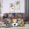 Inazuma Eleven Axel Blaz Gouenji  Blanket  Camping Flannel Throw Blanket For Couch Bed Super Soft Custom DIY Quality Bedspread