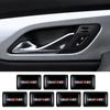 hkbn2 10Pcs Car Interior Button Decoration Badge Decal Resin Accessories For Mitsubishi 9 Ralliart X EX ASX L200 Colt Outlander Pajero
