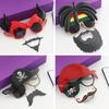 Halloween Glasses Funny Beard Glasses Skull Pirate Navy Cosplay Costume Festival Party Decoration Accessories Unisex