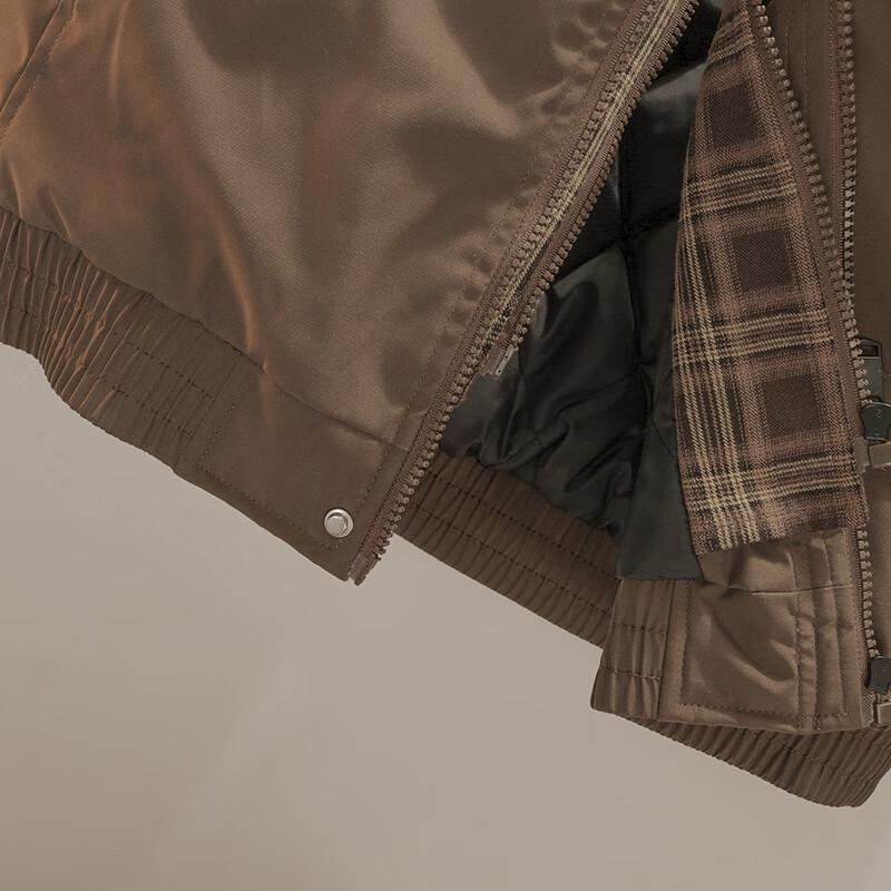 Mark Fairwhale Men's Retro Faux Two-Piece Padded Jacket