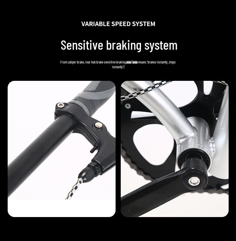12-inch Folding Variable Speed Commuter Bike for City or Leisure Riding