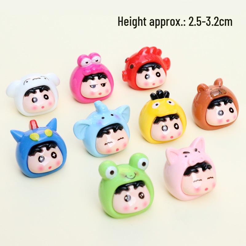 

Solid Color Shin-chan All-Stars Resin Desktop and Car Ornaments