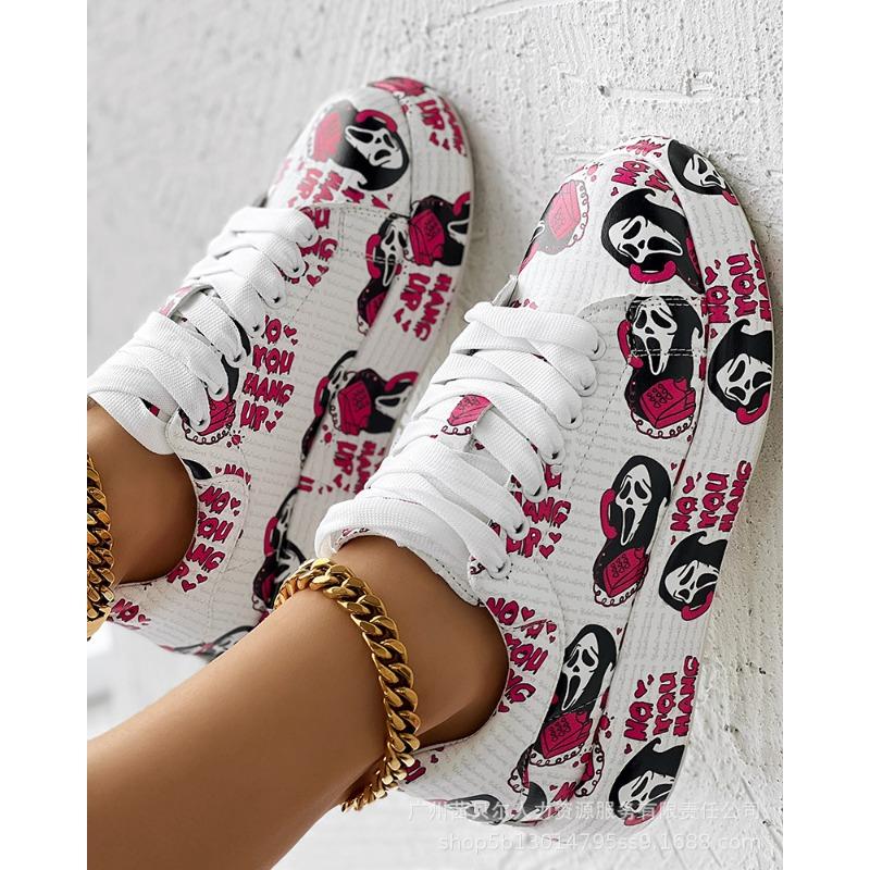 

LZT4974A10 series of single-shoe women s Halloween sneakers 43
