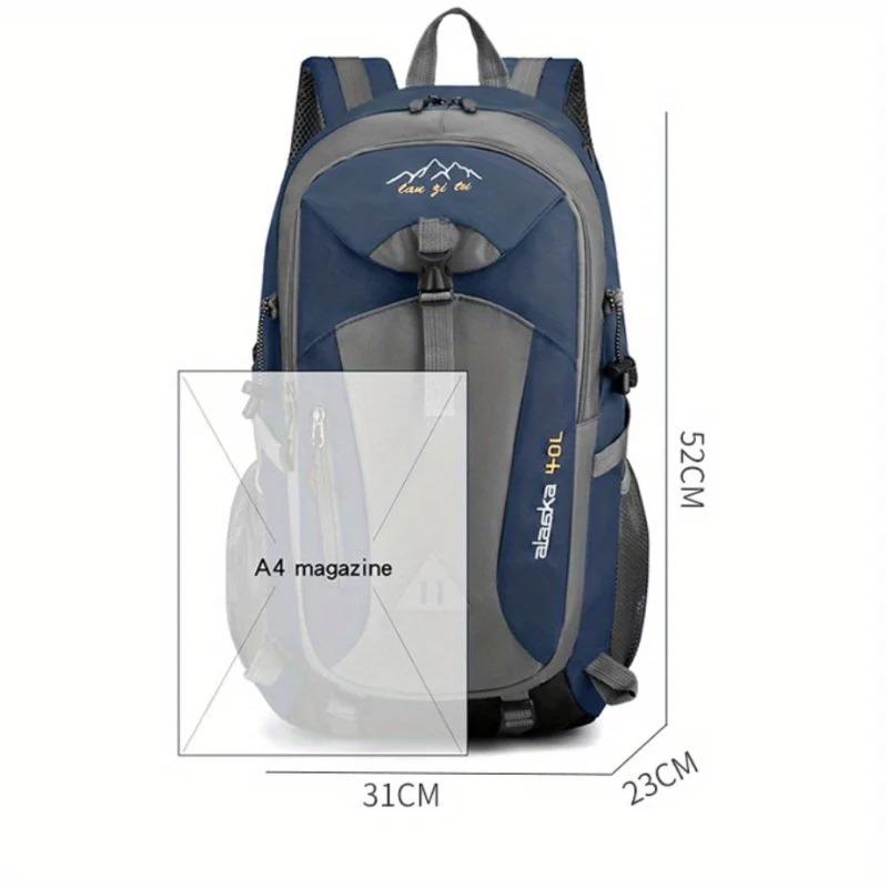 Men's and Women's Shoulder Bag New 40L Outdoor Hiking Bag Sports Bag Leisure Travel Backpack Large Capacity Bag