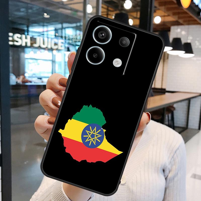 

Cool Ethiopia Flag Case For Xiaomi Redmi Note 15 Pro Plus 10 11 12 13 14 Pro Redmi 15 15C 10C 12C 13C 14C Cover Redmi Note 12 Pro 5G