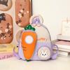 Adorable Anti-lost Carrot Children's Backpack Lightweight Versatile For School Use