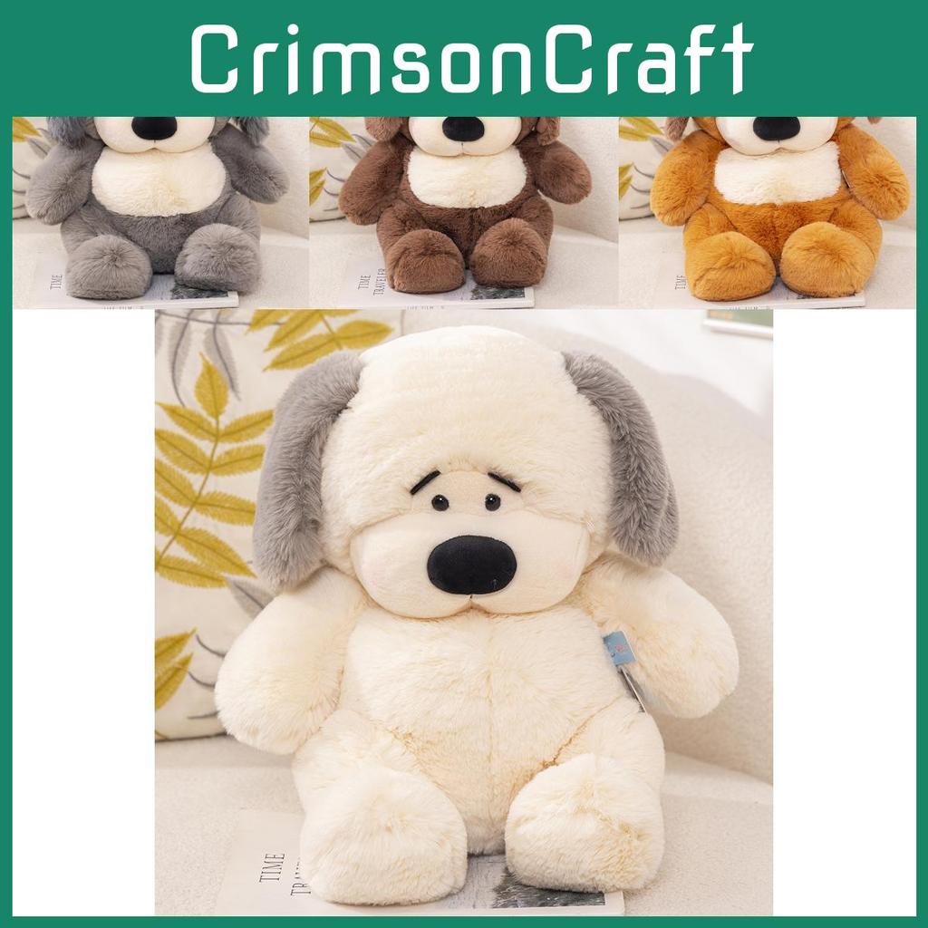 Plush Fluffy Dog Toy Adorable And Soft Huggable Stuffed Animal For Children Gifts And