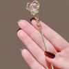 1pc Magic Wand Girl Hairpin Daily Simple Fashion Hairpin Elegant Heart Hairpin Girl's Heart Hair Accessories for Women