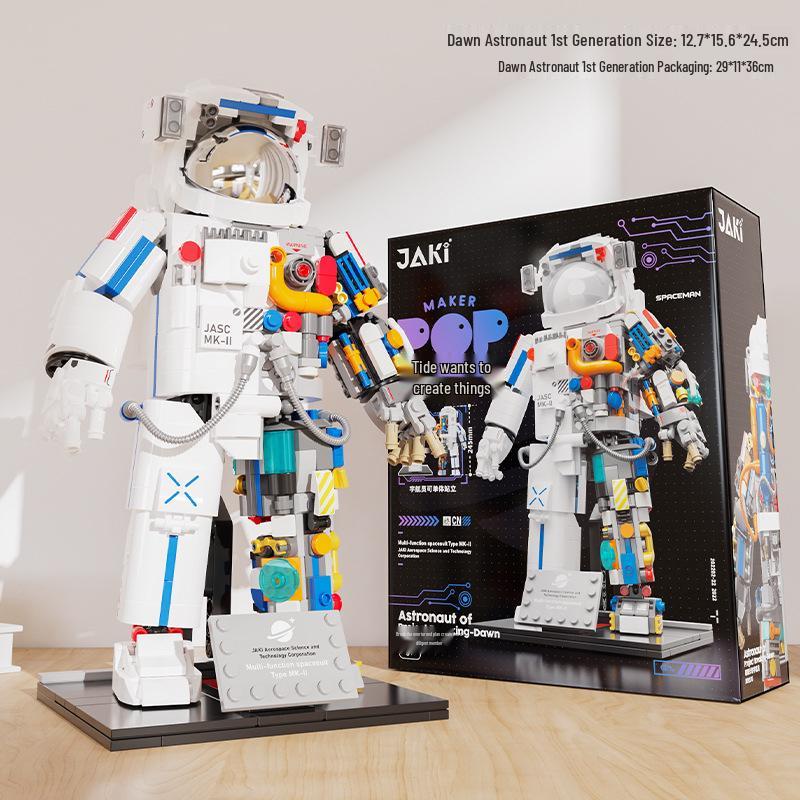 Jiaqi Astronaut Boy Space Shuttle Building Blocks - Educational Toy Model