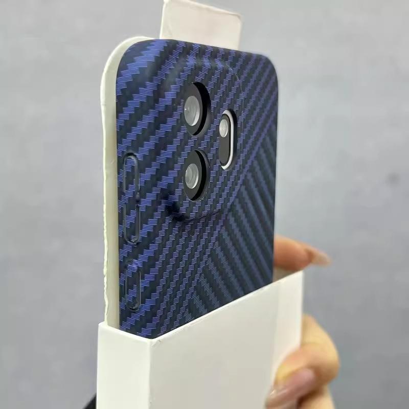 For Poco X8 Pro Max Case Matte Carbon Fibre Texture Anti Fingerprint Protect Shockproof Back Cover For  Poco X8 Pro Shell Bumper