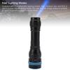 Scuba Diving Flashlight IPX8 Watertight 4 Modes 3600LM Dive Light with Power Indicator for Underwater Night Snorkeling