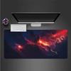 Podkładka pod mysz Krajobraz Kosmicznej Galaktyki HD Biurowa Komputerowa Niebieska Mata na Klawiaturę do Gier Mousepad Laptop Antypoślizgowa Mata na Stół