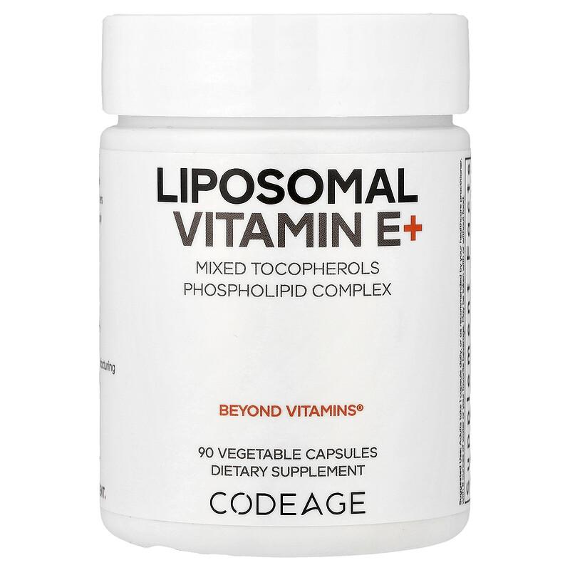 Liposomal Vitamin E+, 90 Vegetable Capsules