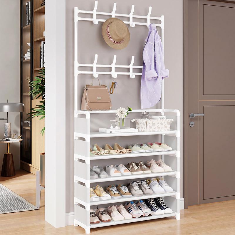 Sapateira multicamadas: Armazenamento para Entrada para Sapatos e Casacos, Perfeito para Dormitórios e Aluguéis