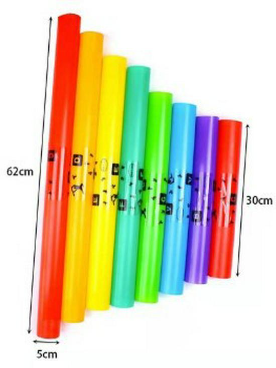Orff Children s 8-Tone Colorful Percussion Sound Tubes for Kindergarten
