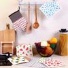 Patelai Mixed Fruit Swedish Kitchen Dishcloths Reble Dish Towels Absorbent and Fast Dry Cleaning Cloths for Kitchen Blueberry Cherry Strawberry Lemon