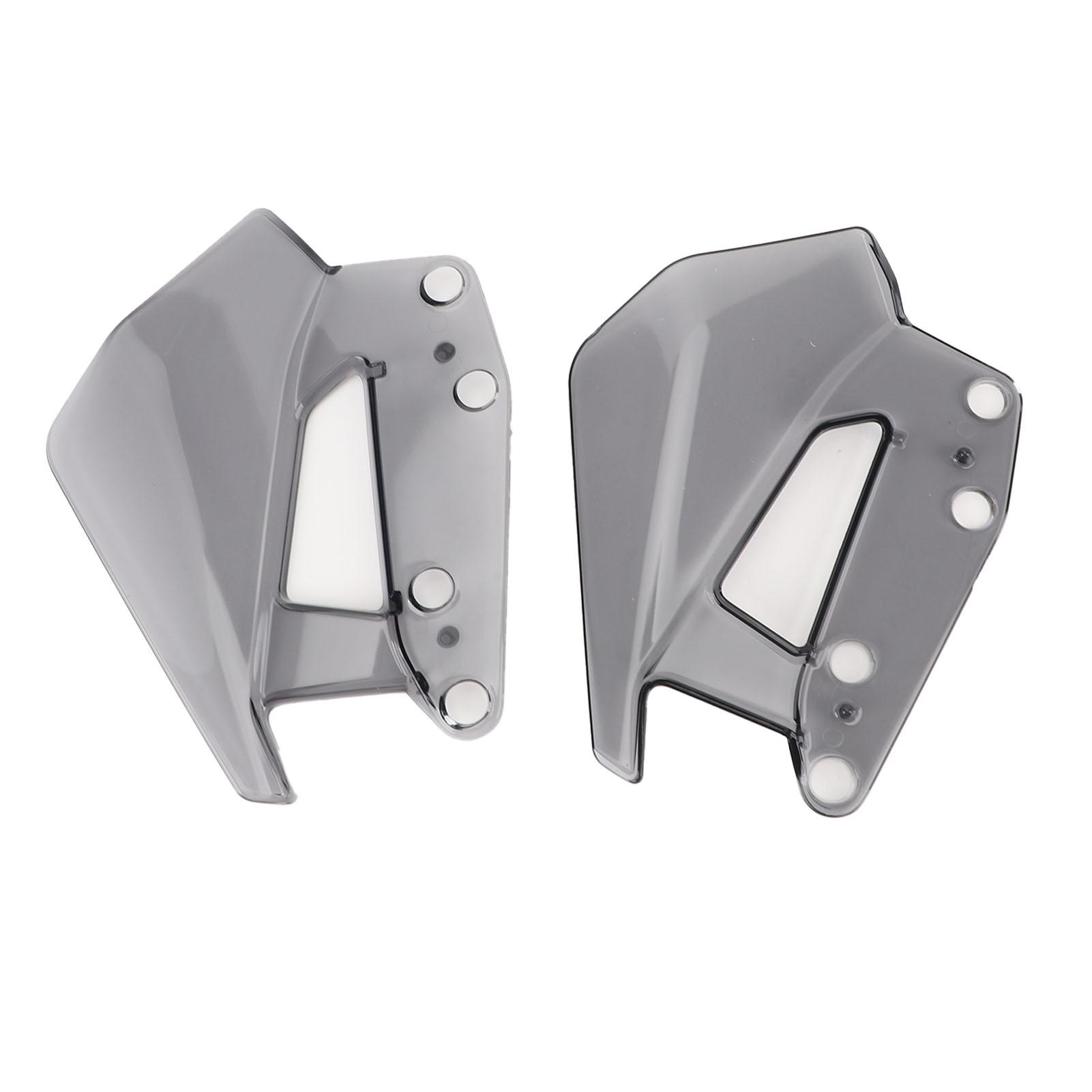 

1 Pair Windshield Side Wind Deflector High Aerodynamics Enhanced Comfort Windscreen Fairing Air Deflector Spoiler for сірий