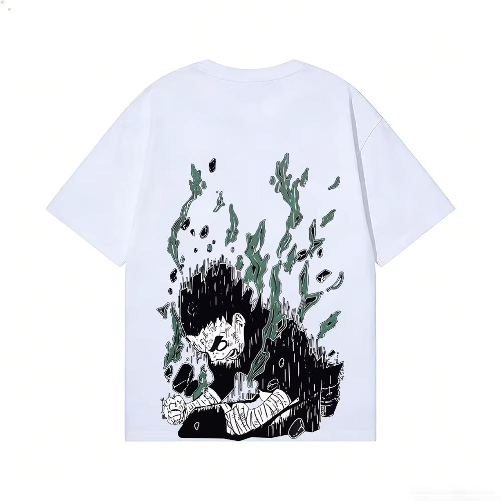 

Rock Lee Naruto Back Art Cotton Tee Highquality Streetwear Is Suitable for Both Unisex 2026 New Summer Cotton Tshirt 2XL