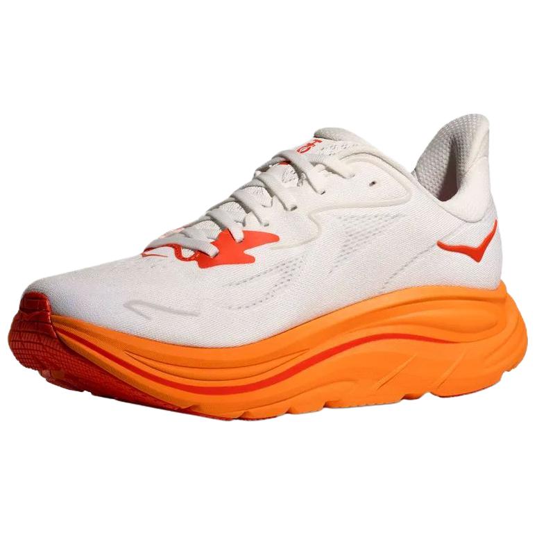 New HOKA ONE ONE Clifton 10 Frost Orange Zest Women's 1162031-FGZ