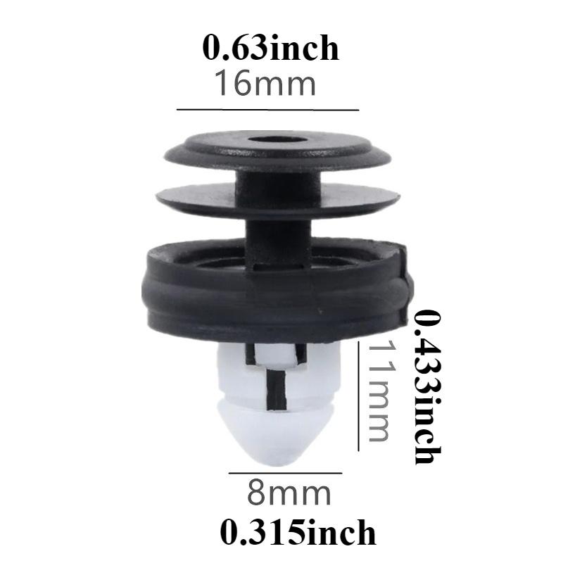 10pcs Auto Accessories Clip Interior Door Trim Panel Fastener Suitable for BMW 5 Series