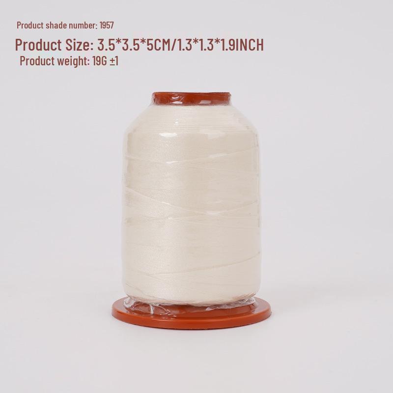 Polyester Sewing Thread: 100 Colors, 500 Yards, Fine Two-Strand, High-Speed, for Hand Sewing