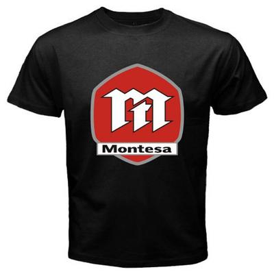 Montesa Classic Motorcycle Logo Black T-Shirt