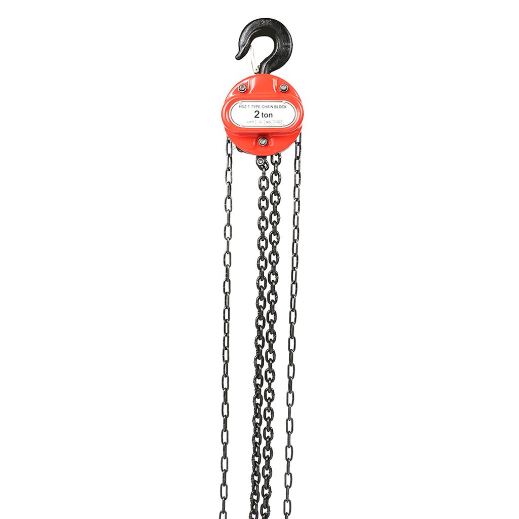 2T Chain Puller Block Fall Chain Hoist Hand Tools Lifting Chain with Hook