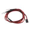5pcs RC Car LED Light Universal High Brightness Red Light 5mm Lamp Beads 2 LED RC Light Kit for Traxxas for Hsp for Redcat