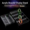 Acrylic Bracelet and Bangle Display Stand - 20 and 40 Positions, Transparent Jewelry Rack and Storage Box