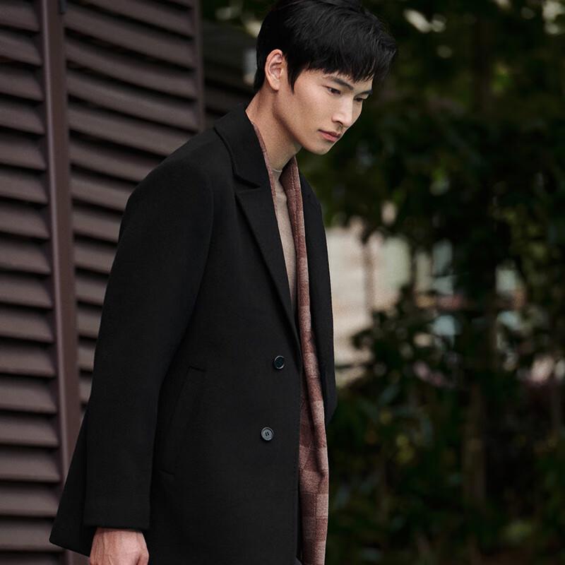 Baoxiniao Men's Business Casual Short Wool Coat
