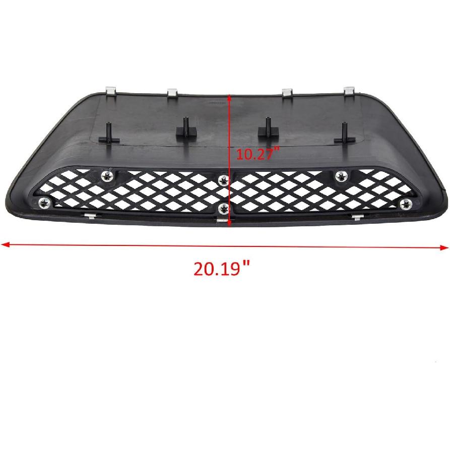 

Hood Vent Scoop Insert Molding w/6 Retainer Nuts Plastic Front for Dodge for Ram 1500 2004-2005