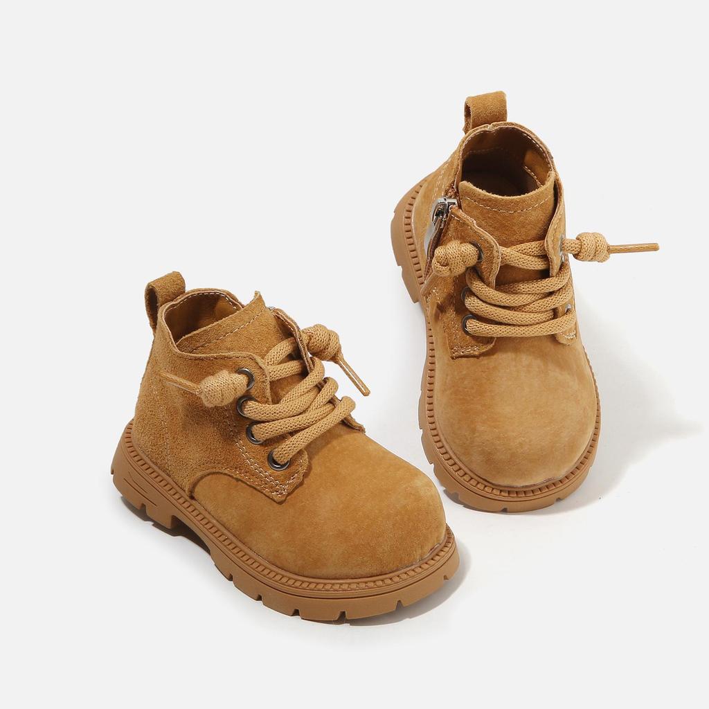 Winter Toddler Boots: Cotton Baby Walker & Martin Boots with Plush Lining