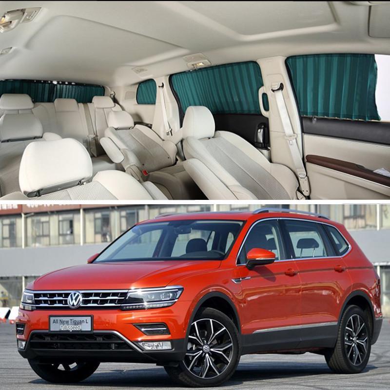 Volkswagen Tiguan L Automatic Retractable Car Sunshade for Side Windows - Heat Insulation & Privacy.