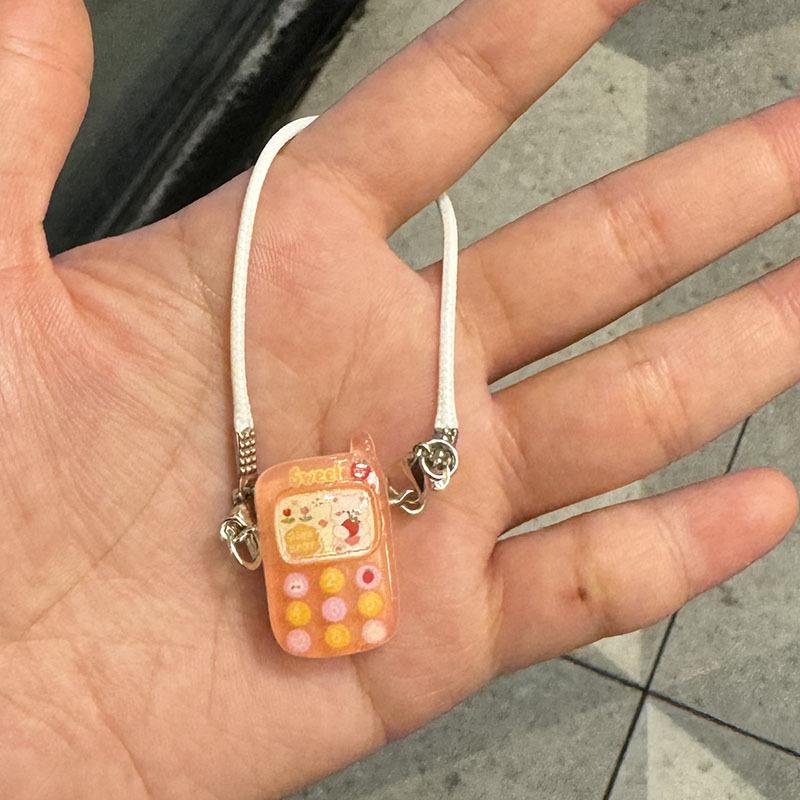 1PC Doll Mini Pendant Model Cartoon Cute Little Mini Mobile Phone Ornament for 15-17cm Doll Cartoon Pendant Sweet Couple Gift