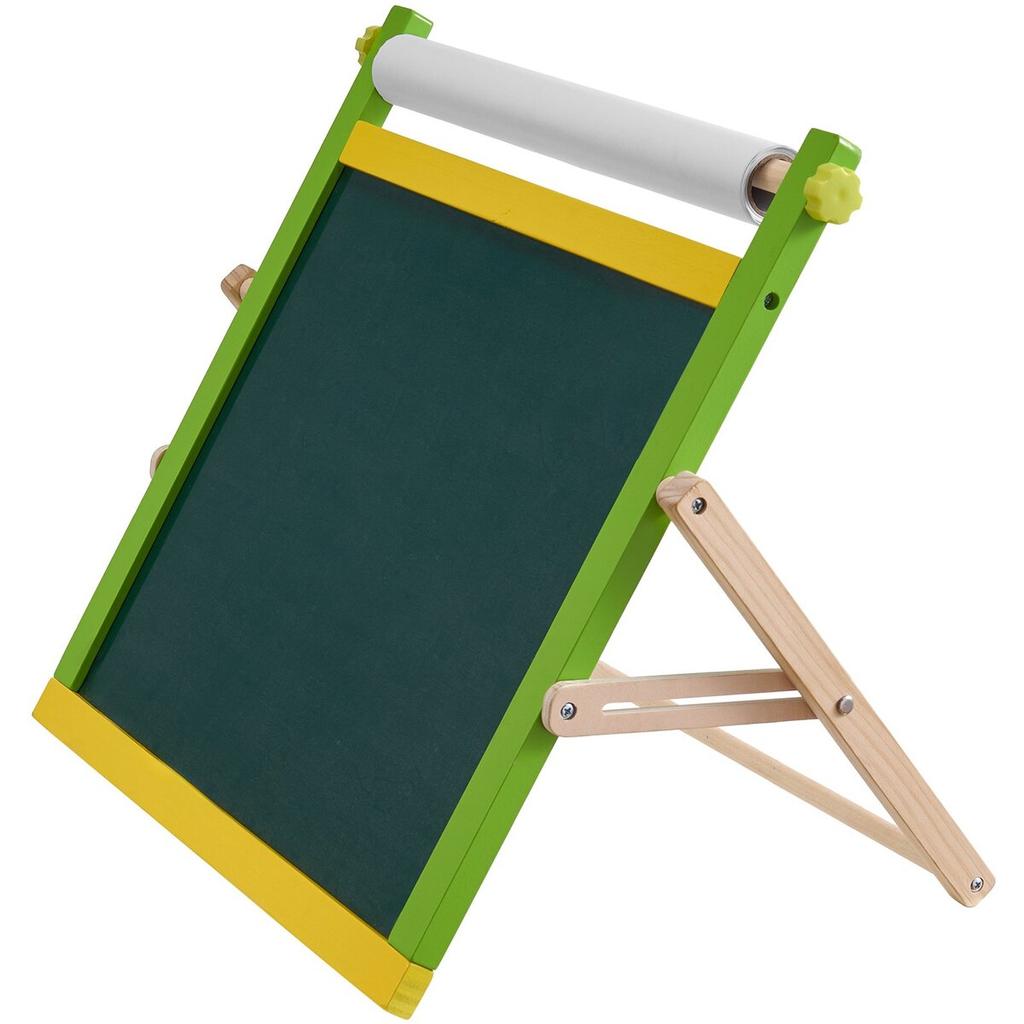 3-in-1 Tabletop Kids Art Easel Double-Sided Magnetic Whiteboard Chalkboard