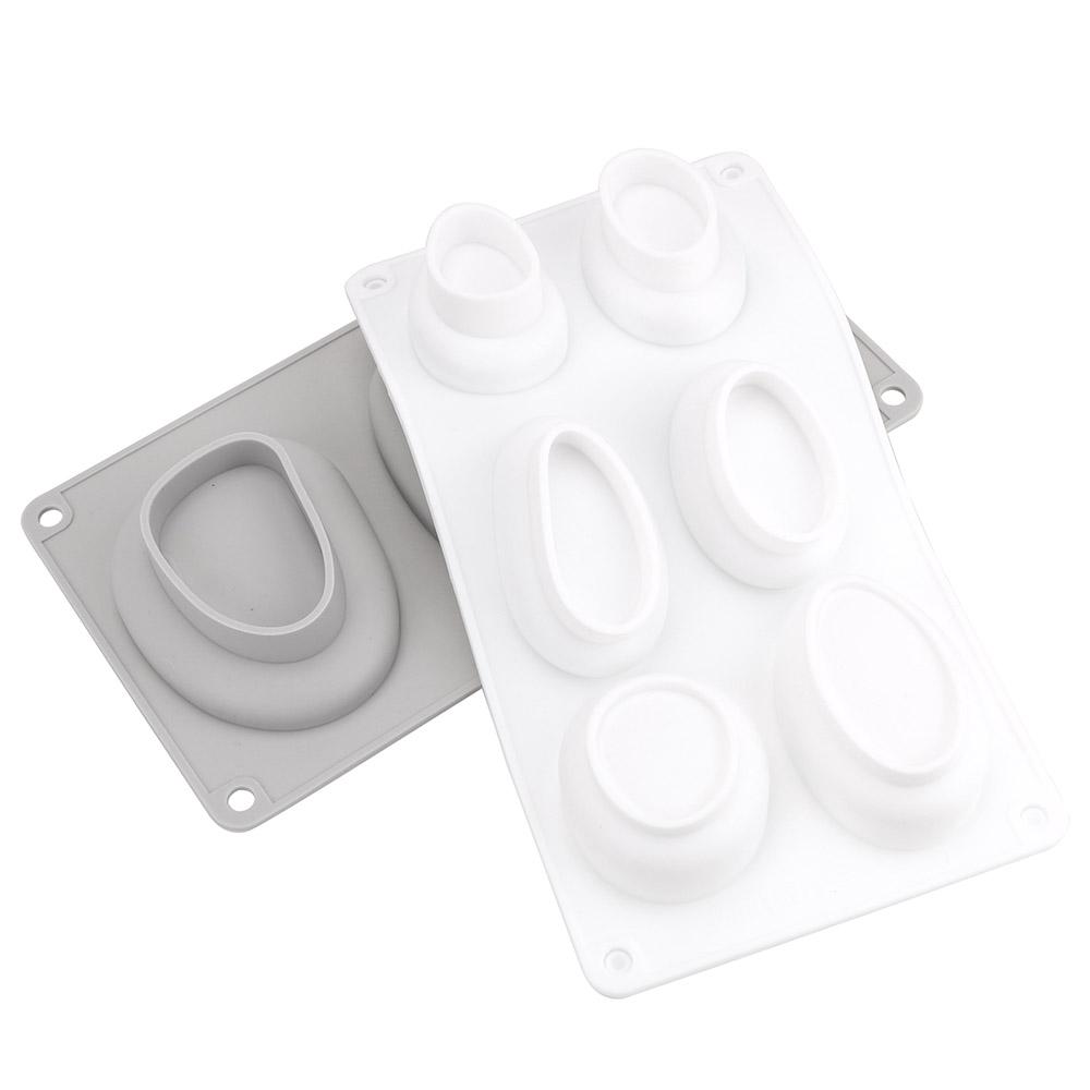 Na omítku Beton Dezert Mousse Pomůcky na zdobení dortů DIY Kulatý tvar kamene Forma na pečení Forma na pečení Silikonová forma na dort