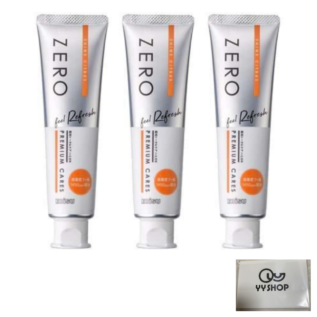 

EP-0131 Zero Premium Cares Refresh 90g x 3-pack Toothpaste + Original Pocket Tissue