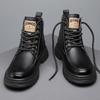 Autumn New Retro Martin Boots Men's High-top British Versatile Casual Long High-end Boots
