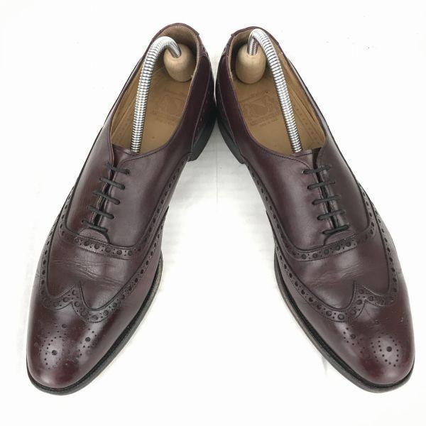 Johnston & Murphy ARISTOCRAFT Size 11A (27.028.0cm) Aristo Full Brogue Wingtip Vintage Shoes Reddish Brown(USED)