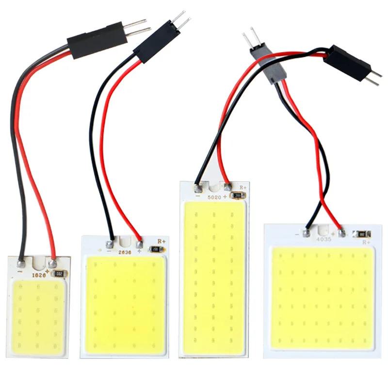 1/3PCS C5W C10W Festoon LED Bulb 31mm 36mm 39mm 41mm T10 C5W LED COB Light 12V White 7000K Car Interior Dome Reading Trunk Lmaps