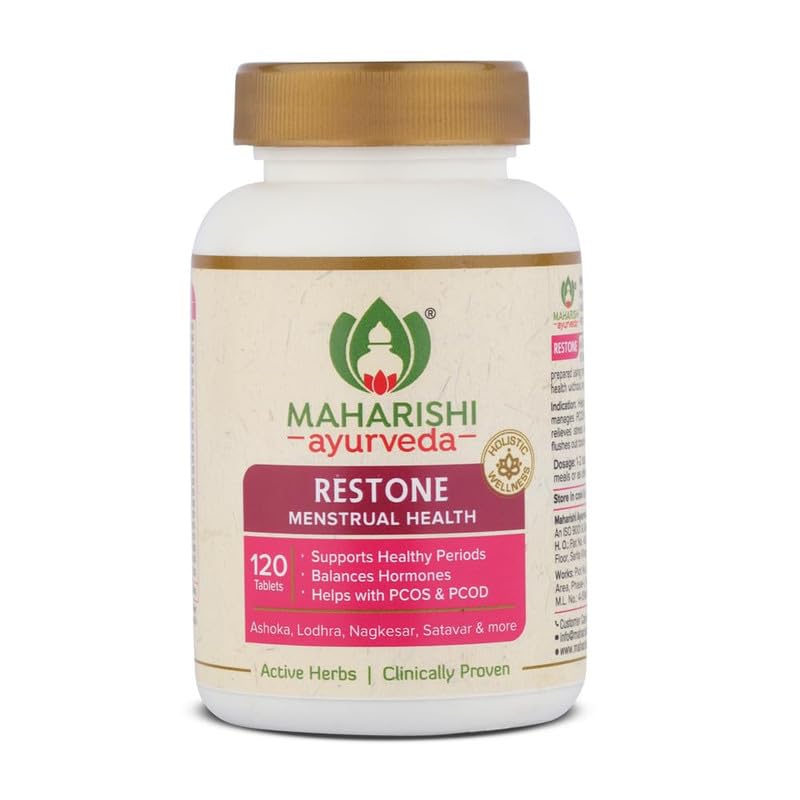 Maharishi Ayurveda Suplementy PCOD PCOS dla Kobiet Restone| 120 Tabletek