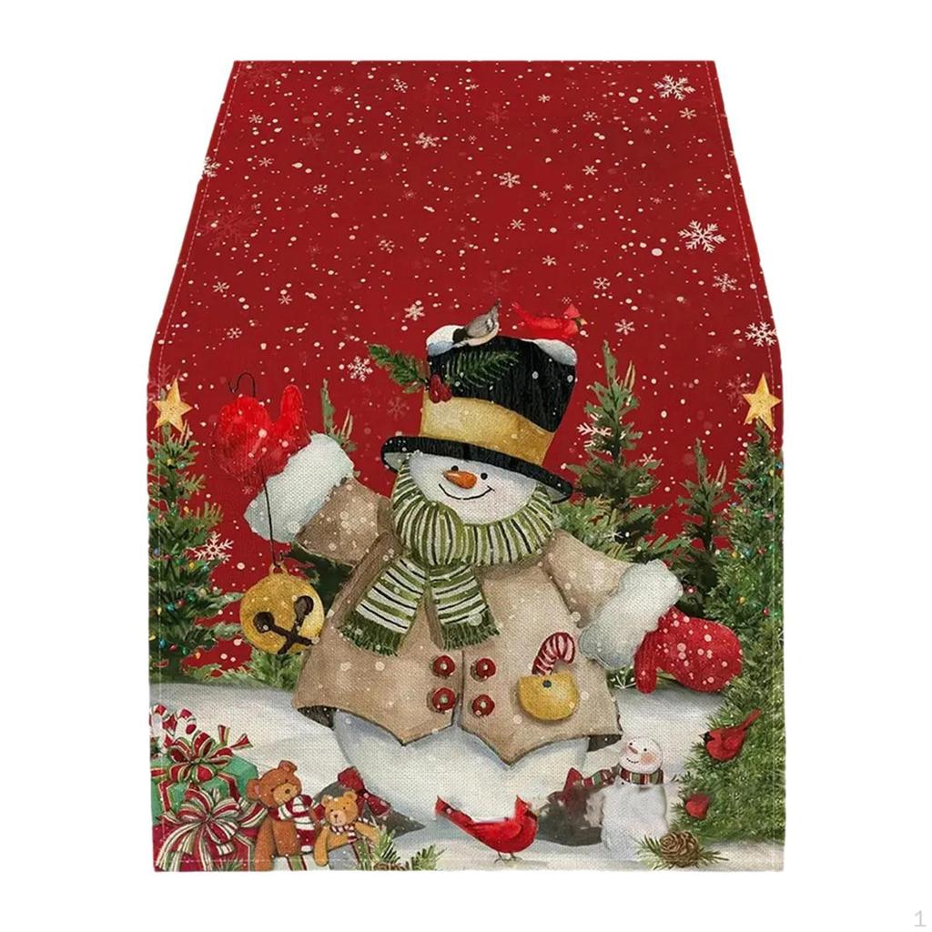 Weihnachten Tisch Läufer Tischset Party Dekoration Rechteck Tischdecke Abdeckung für Abendessen Kaffee