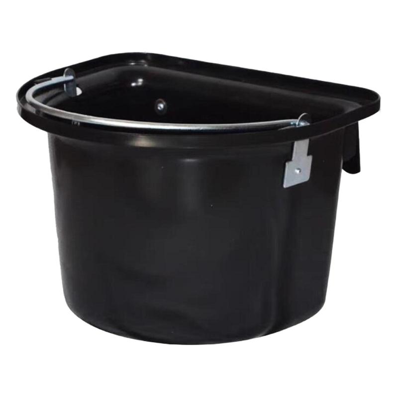 Horse feed Bucket Horse Feeder Hanging,Wear Resistant Water Feeder feed Trough Livestock Feeding Container for Ranch Outside