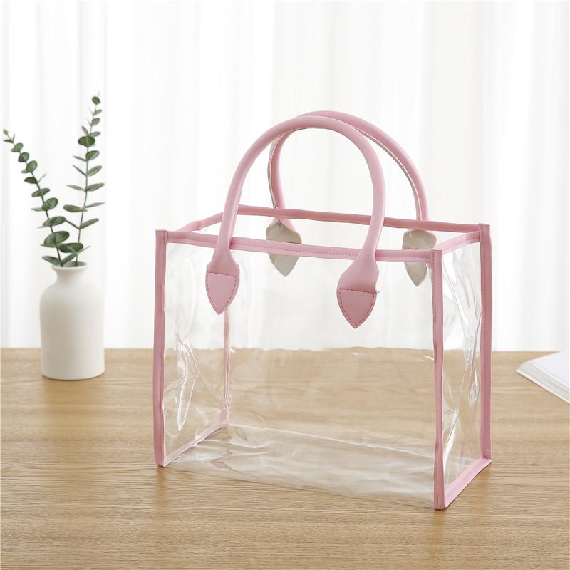 Clear PVC Tote: Waterproof Shopping & Gift Bag